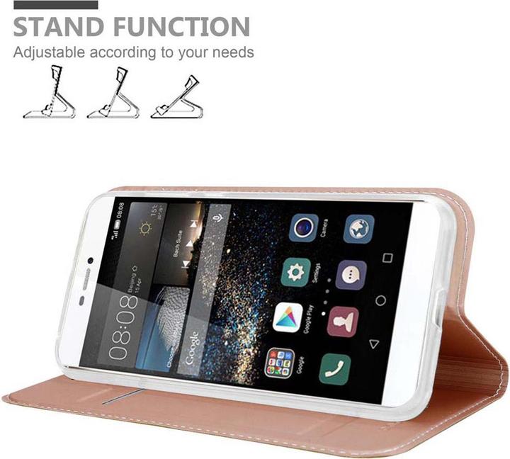 Actual product image Cadorabo Book Classy Style Cover (Huawei P8)