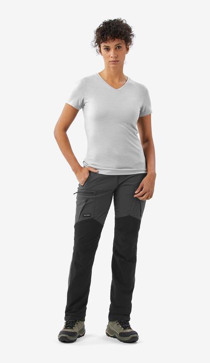 Actual product image Forclaz T-Shirt Damen Merinowolle - Travel500 grau (XS)
