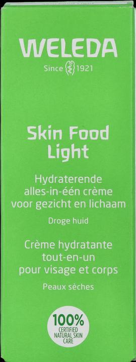 Label énergétique Weleda Lumière d'aliments pour la peau (30 ml, Crème 24h)