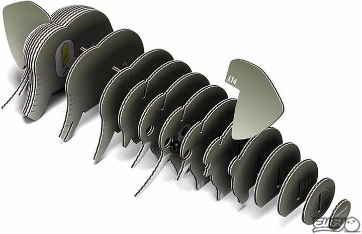 Actual product image Eugy Elephant