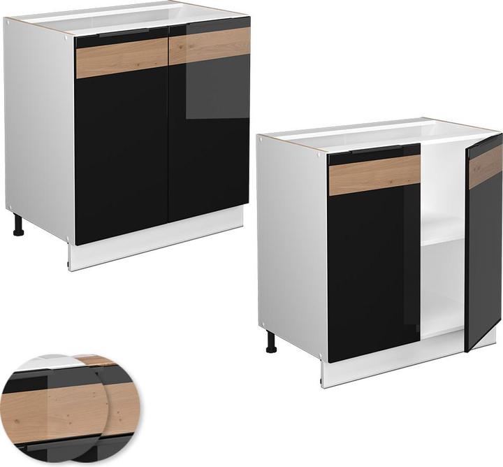 Actual product image Vicco Spülenunterschrank Fame-Line (80 x 60 x 81.5 cm)