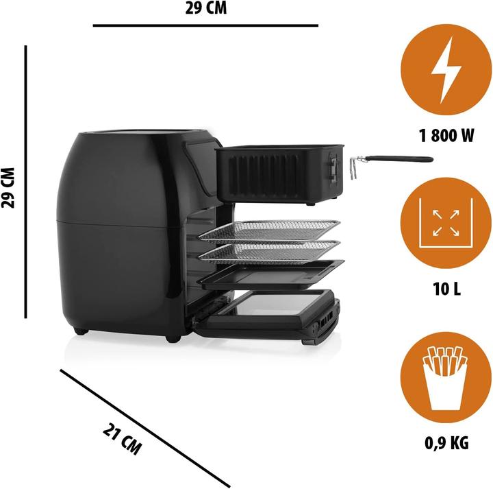 Produktbild Tristar Heissluft Ofen Multi Frittier Backofen (EU-Stecker)