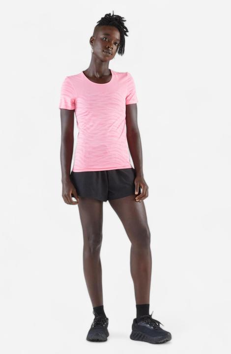 Image du produit Kiprun T-shirt running & trail sans couture femme - run 500 confort rose (L)
