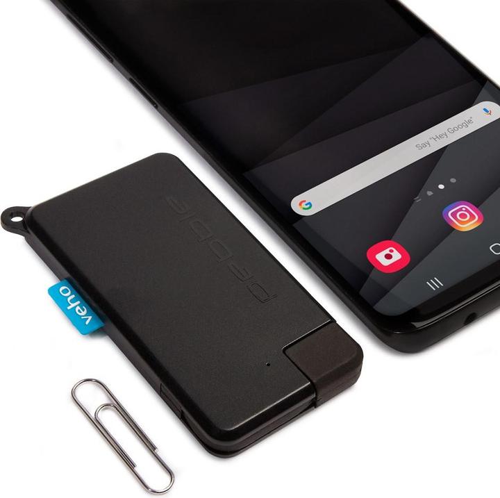 Actual product image veho PEBBLEPOKKET - Powerbank (1000 mAh, 3.70 Wh)