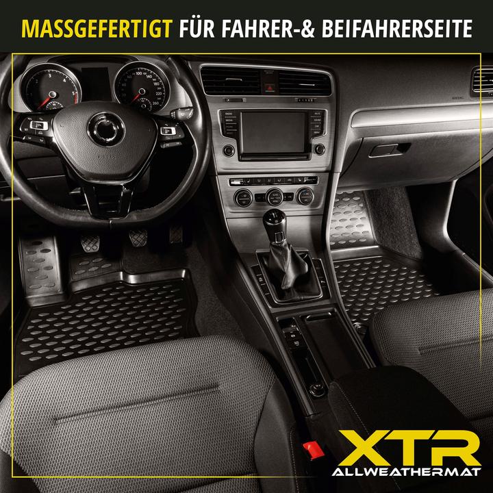 Produktbild Walser Gummimatten XTR für Opel Meriva B 06/2010 - 03/2017 (2 Vordermatten + 2 Rückmatten)