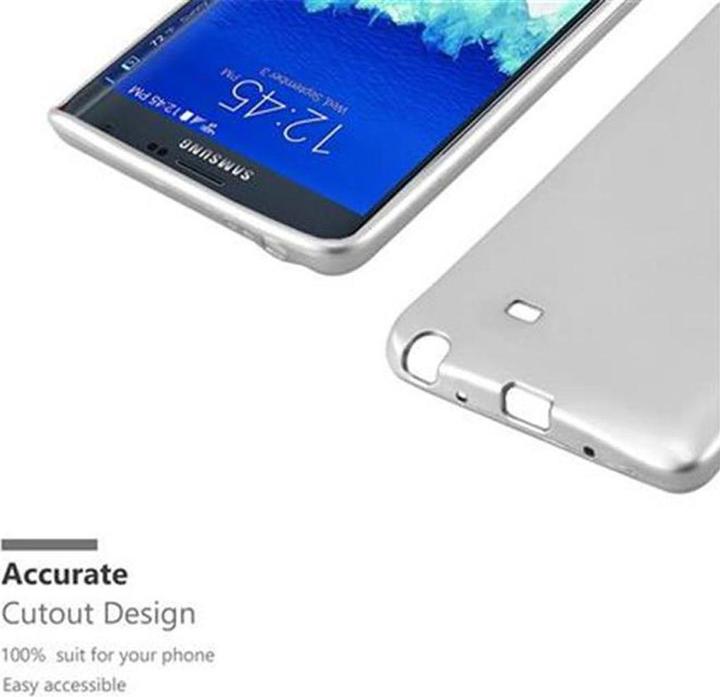 Actual product image Cadorabo TPU Matt Metallic Cover (Samsung Galaxy Note Edge)