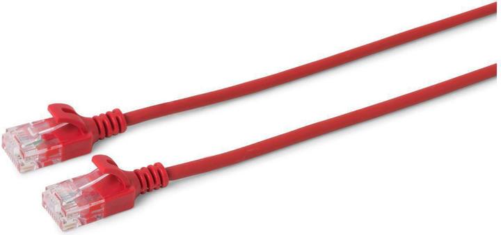 Produktbild MicroConnect U/UTP CAT6 1M Red Slim (U/UTP, CAT6, 1 m)