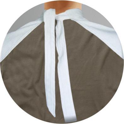 Immagine prodotto Suprima Grembiule in spugna con passanti protezione spalla collo azzurro (Mangiare)