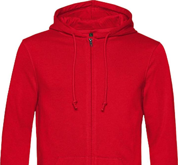Immagine prodotto B&C Organic Felpa con Cappuccio e Zip Intera Uomo (M)
