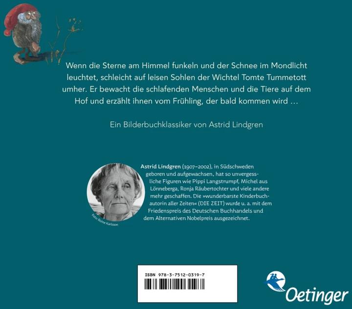 Immagine prodotto Tomte Tummetott (Tedesco, Astrid Lindgren, 2022)