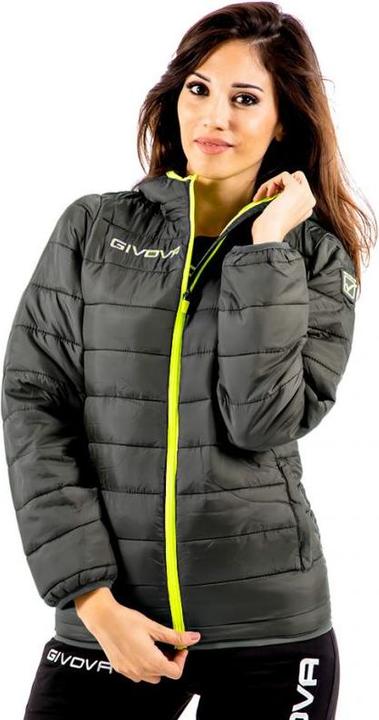 Actual product image No Name Givova Olanda jacket grey-lime fluo G013 2319 (L)