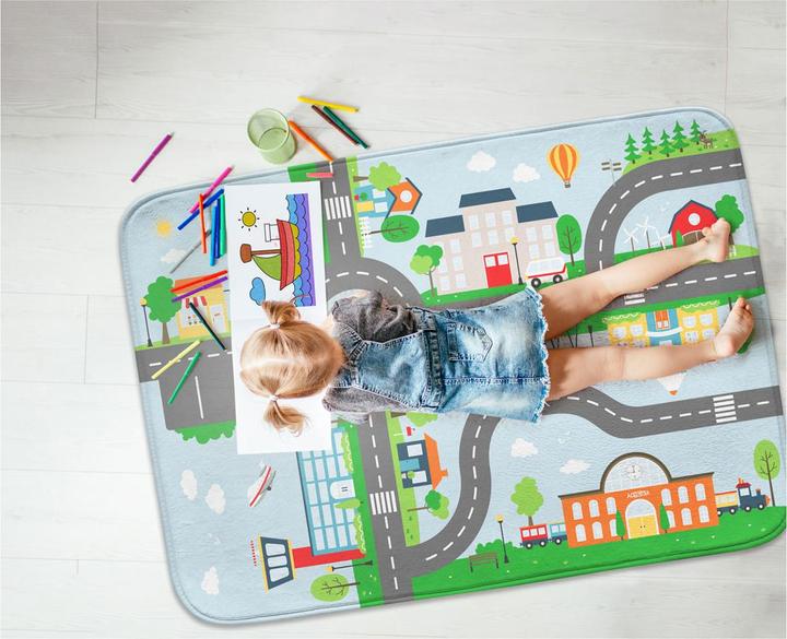 Image du produit Achoka Tapis de circulation et d'aéroport, 100 x 150 cm (150 x 100 cm)