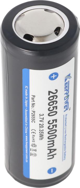 Image du produit Keeppower Akku 26650, PCB geschützt (1 pcs, 26650, 5500 mAh)