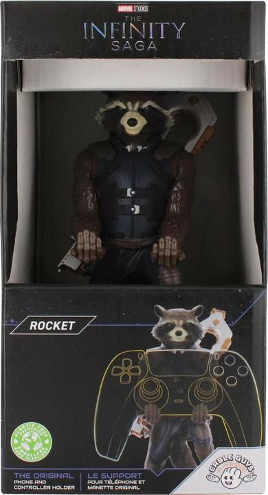 Image du produit NoName MARVEL - Rocket - Figurine 20cm - Support Manette & Portable (PS5)