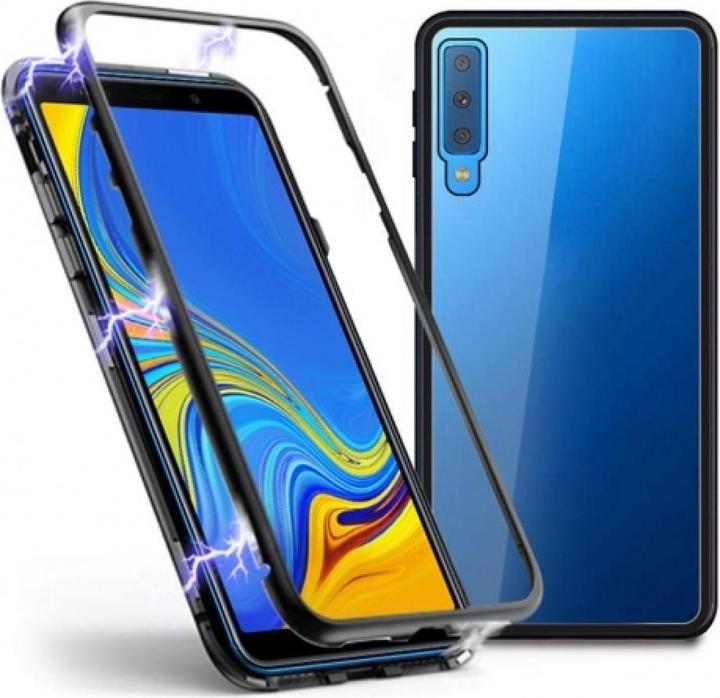 Produktbild G-Case Samsung Galaxy A50 Aluminium Magnetic Glass Backcover Hülle (Samsung Galaxy A50)