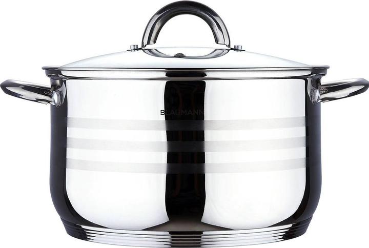Produktbild Blaumann Kochtopf mit Deckel 7.6L Ø 26cm Gourmet Line (26 cm, Kochtopf, Edelstahl)