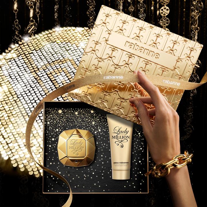 Immagine prodotto Paco Rabanne Lady Million Christmas 2023 Eau de Parfum 50 / Body Lotion 75 (Eau de parfum, 125 ml)
