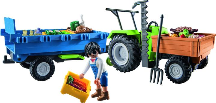 Productafbeelding Playmobil 71249 Trekker met aanhangwagen (71249, Playmobil Land)