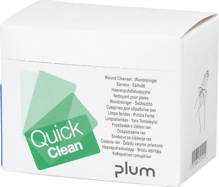 Plum Wundreiniger QuickClean Box mit 20 Stück (Tücher)