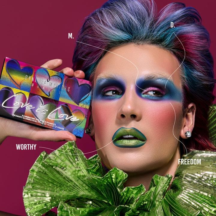 Actual product image Danessa Myricks Pride Palette Love Is Love (Love is Love)