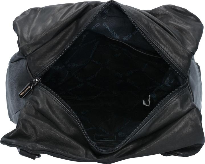 Immagine prodotto Greenland Nature Borsa a tracolla in nappa nera da 38 cm