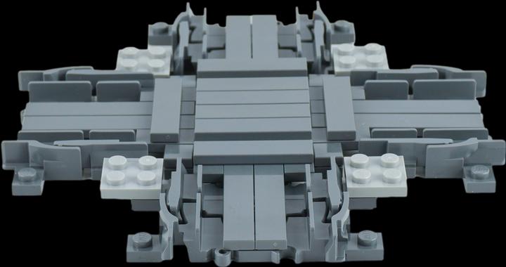 Actual product image LEGO City Schienenkreuzung Gleiskreuzung Kreuzung - NEU! Menge 1x