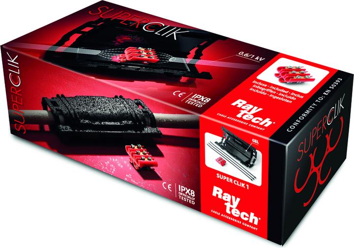 Actual product image Raytech Gel connection sleeve 95x43x28mm