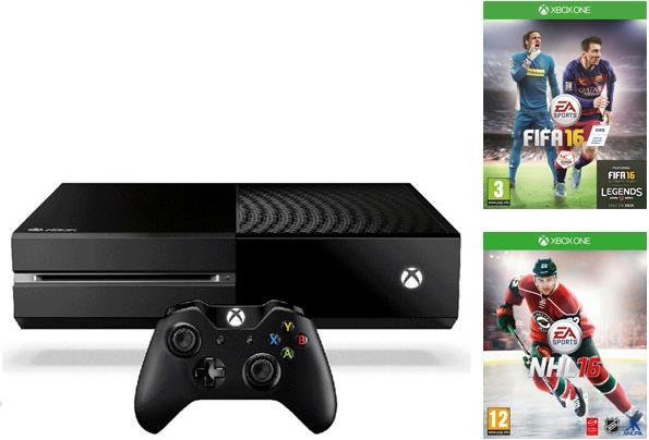 Microsoft Xbox One 500GB + FIFA 16 e NHL 16