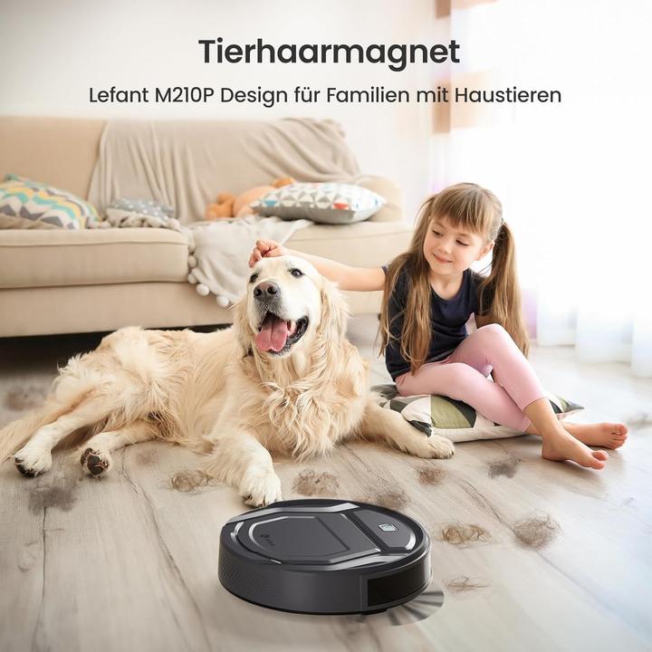 Produktbild Saugroboter M210P mit WLAN und App-Steuerung (Saugroboter)