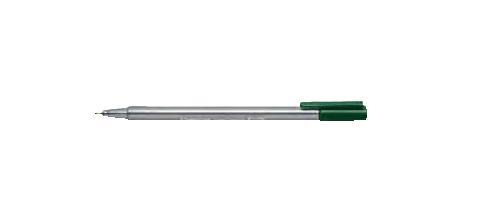 Actual product image Staedtler 334 Fineliner triplus 0.3 Green (Green earth, Grey, 1 x)