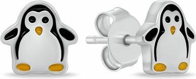 Produktbild Brilio Silver - Minimalist gold-plated earrings with clear zircons EA926Y - Diameter: 0.4 cm