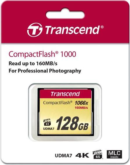 Produktbild Transcend CompactFlash Premium Card (128 GB, CF)