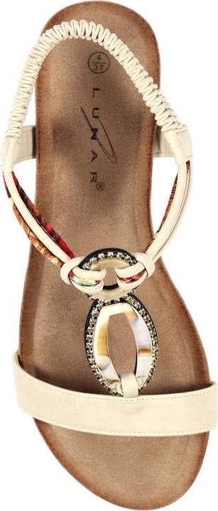 Actual product image Lunar Womens/Ladies Genoa Wedge Sandals (39)