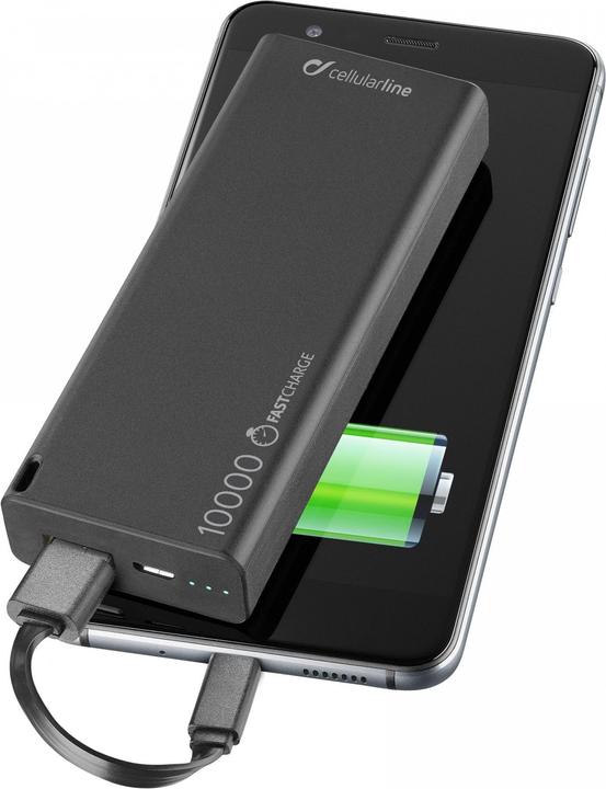 Cellularline Freepower Slim (10000 mAh, 10 W, 37 Wh)