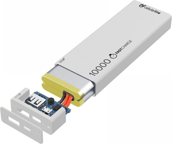 Immagine prodotto Cellularline Freepower Slim (10000 mAh, 10 W, 37 Wh)
