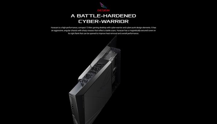 Actual product image ASUS ROG Huracan G21CN-CH015T (Intel Core i7-8700, 32 GB, 512 GB, GeForce GTX 1080)