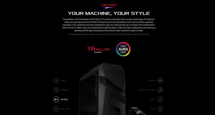 Image du produit ASUS ROG Strix GL12CM-CH010T (Intel Core i7-8700K, 32 Go, 512 Go, GeForce GTX 1080)