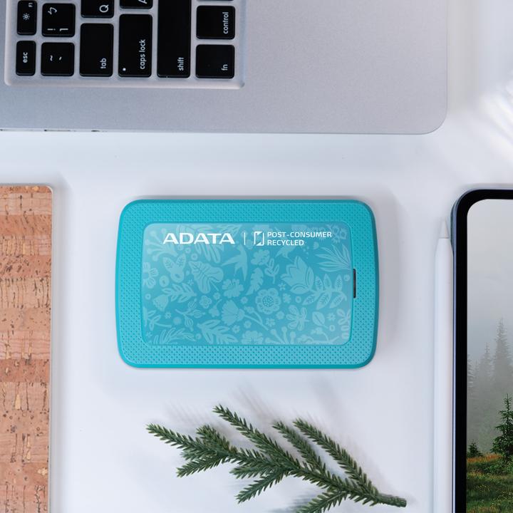 Actual product image Adata HC300 Eco External hard drive 1 TB Green (1 TB)