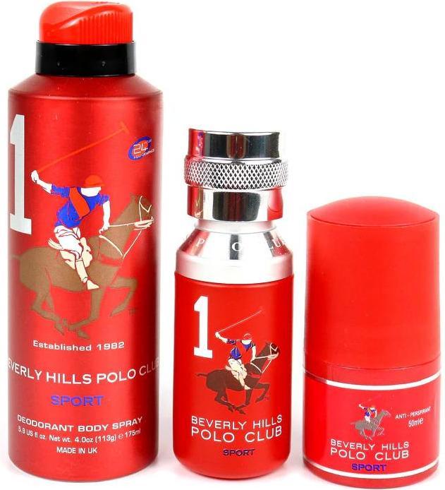 Produktbild Beverly Hills Polo Club Eau De Toilette + Anti-Perspirant Deodorant Spray + Anti-Perspirant Deodorant Roll-On Für Herren