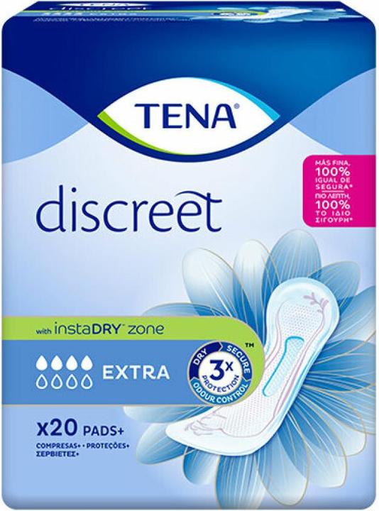 Tena LADY Insoles for bladder incontinence EXTRA (20 x, Regular)