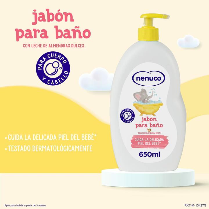 Actual product image Nenuco Moisturizing Liquid Soap 650ml (Liquid soap, 650 ml)