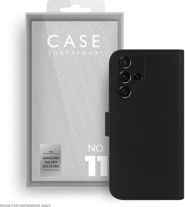 Produktbild Case FortyFour Book-Cover No.11 black (Samsung Galaxy S22 Ultra)