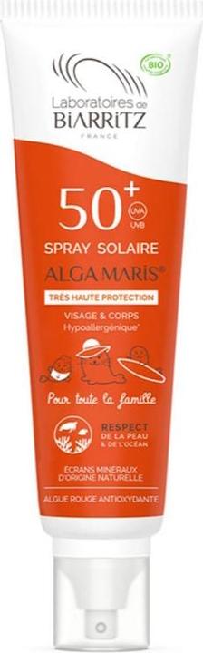 Laboratoires de Biarritz Alga Maris Bio (Sonnenspray, SPF 50, 150 ml, 500 g)