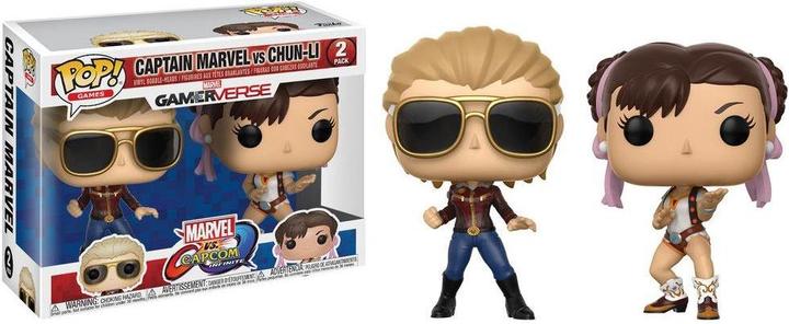 Image du produit Funko Capt. Marvel vs Chun-Li
