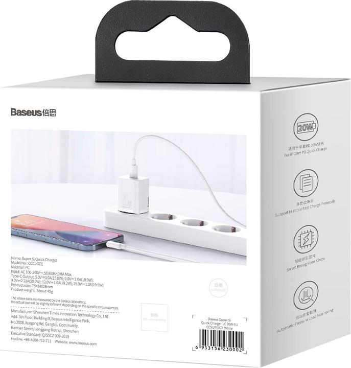 Produktbild Baseus Super Si QUICK CHARGER (20 W)