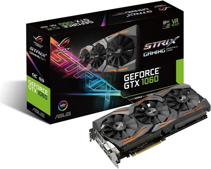 Immagine prodotto ASUS ROG STRIX GeForce GTX 1060 O6G GAMING (6 GB)