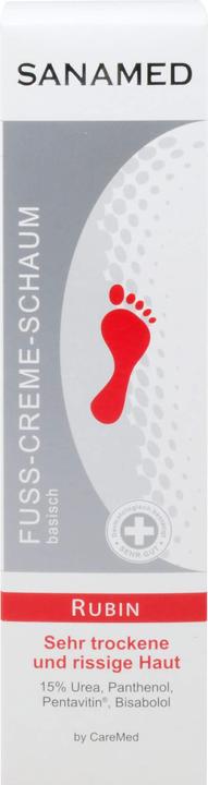Produktbild Sanamed Fuss-Creme-Schaum Rubin (Fusscrème & Fussgel, 150 ml)
