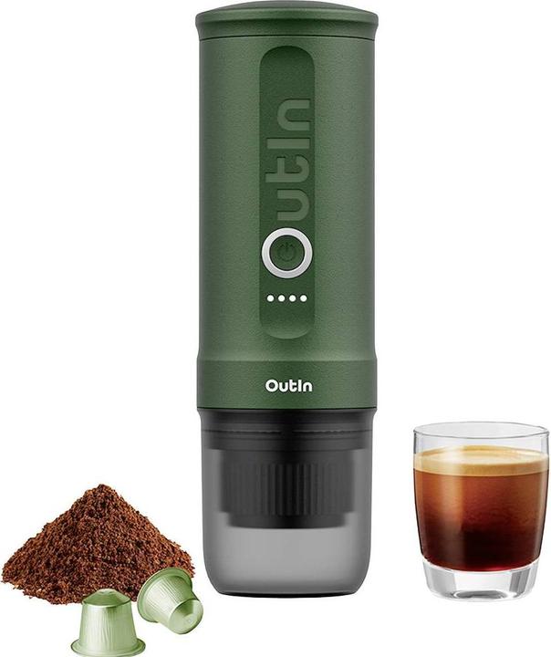 Actual product image No Name OutIn Nano espresso machine green (EU plug)