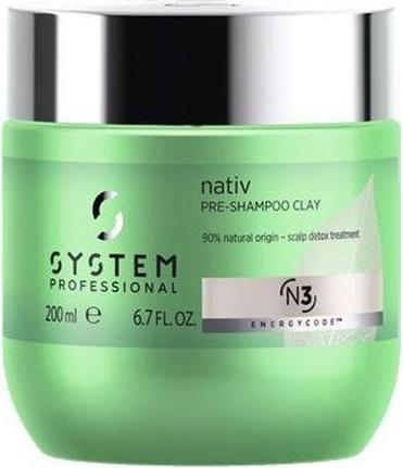Actual product image Wella System P. - Native Pre-Shampoo Clay N3 (200 ml, Liquid shampoo)