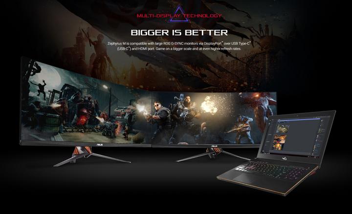 Immagine prodotto ASUS ROG Zephyrus M GM501GS-EI004T (15.60", Intel Core i7-8750H, 16 GB, 512 GB, CH)